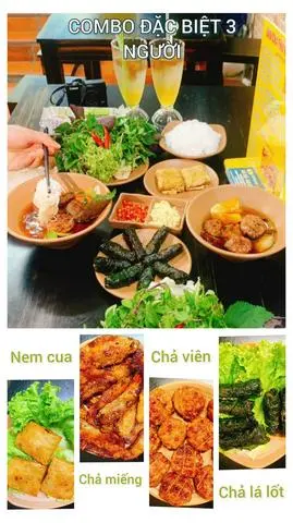 Hình ảnh Bún chả miếng + 1 nem cua