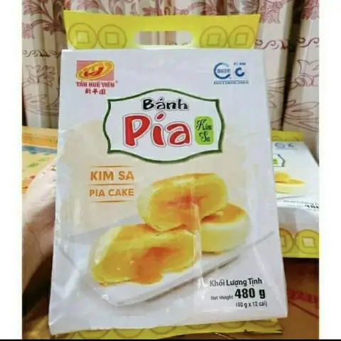 Hình ảnh bánh Pía kim sa