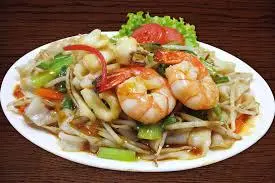 Hình ảnh HỦ TIẾU XÀO HẢI SẢN 