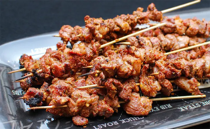 Hình ảnh Thịt nướng 5 xiên