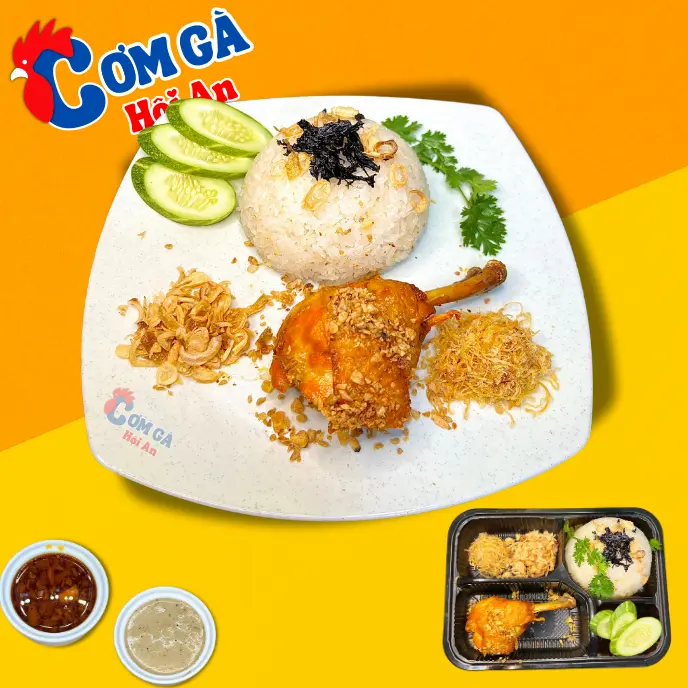 Hình ảnh Xôi Gà Tiềm ( Đùi Tỏi Vừa ) Mắm Tỏi