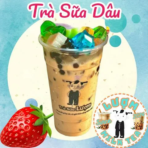 Hình ảnh Trà sữa dâu