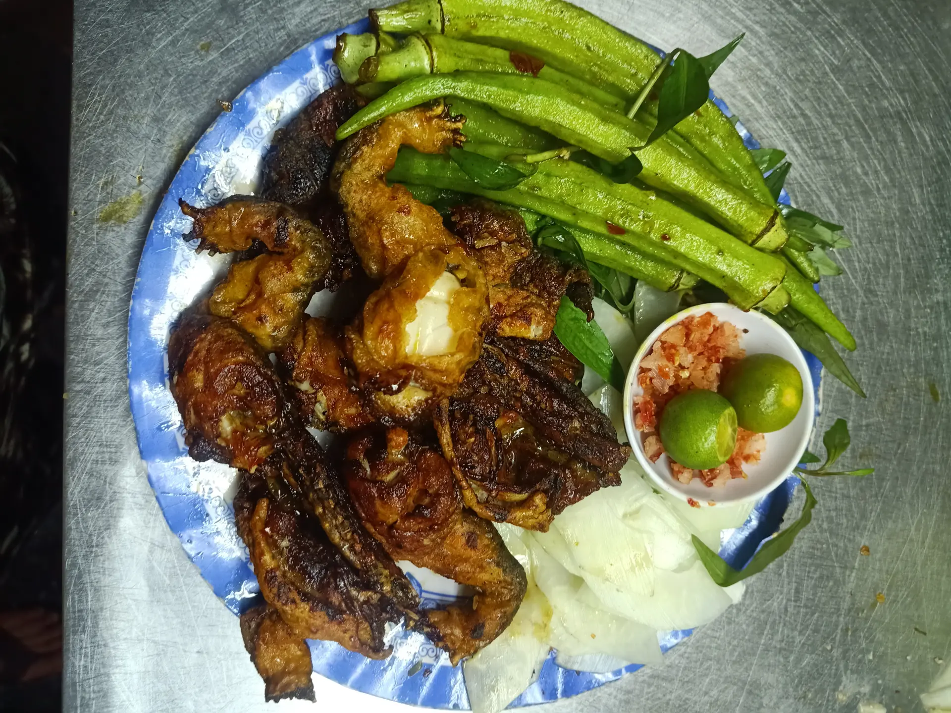 Hình ảnh Ếch nướng muối ớt