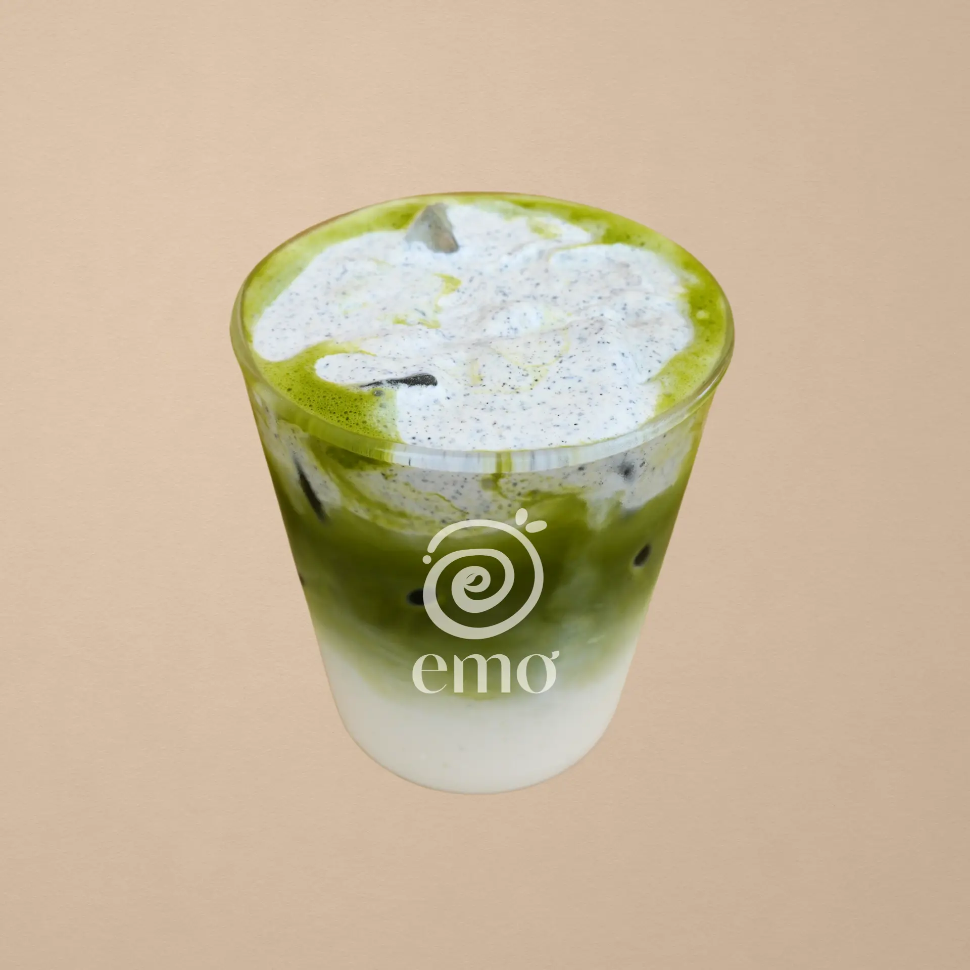 Hình ảnh Matcha latte mè đen