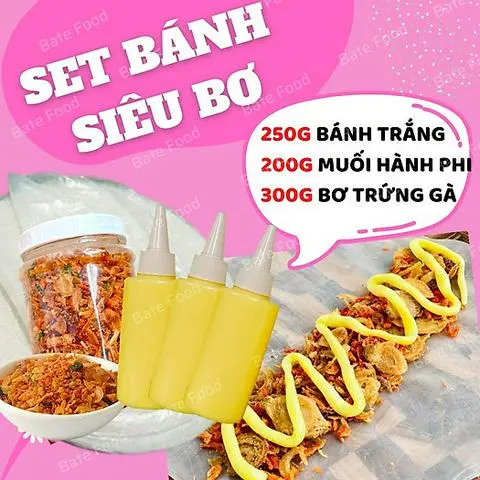 Hình ảnh [ ăn vặt ngon✔️) Set Siêu Bơ ( Tặng Tỏi Phi)
