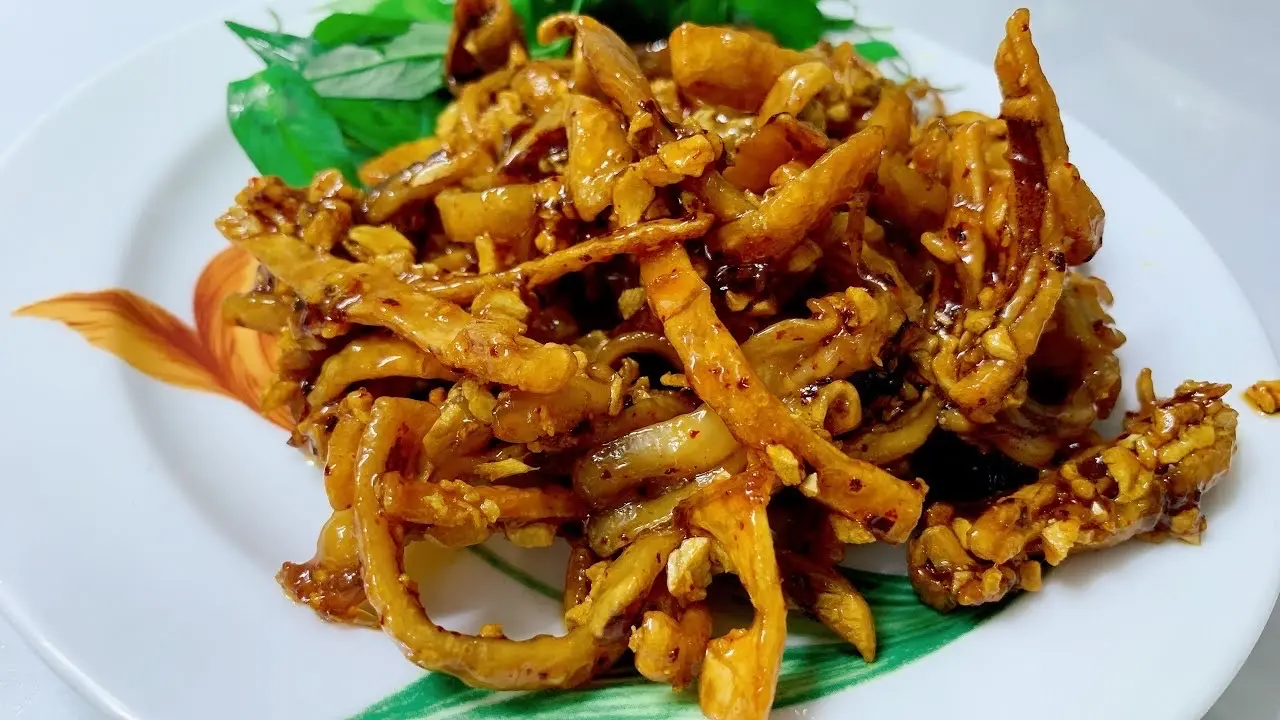 Hình ảnh Khô mực cháy tỏi