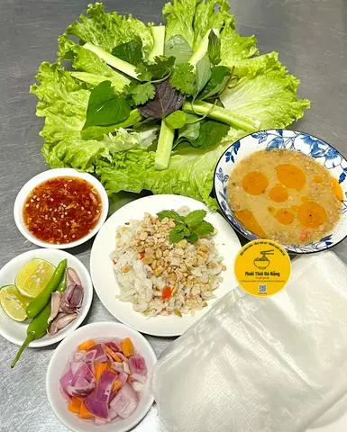 Hình ảnh Gỏi cá lạc Đà Nẵng cuốn bánh tráng (Phần 2 người)