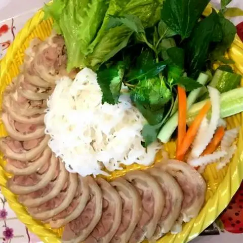 Hình ảnh Giò luộc mắm nêm nhỏ