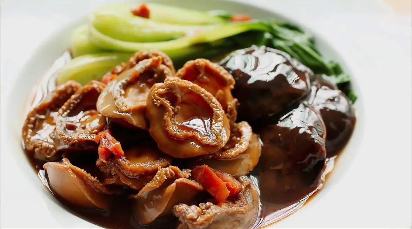 Hình ảnh Bào ngư xào nấm đông cô
