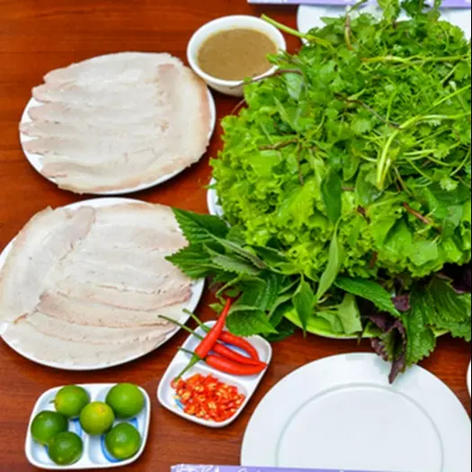 Hình ảnh Combo Bánh Tráng Cuốn Thịt (3 Người Ăn)