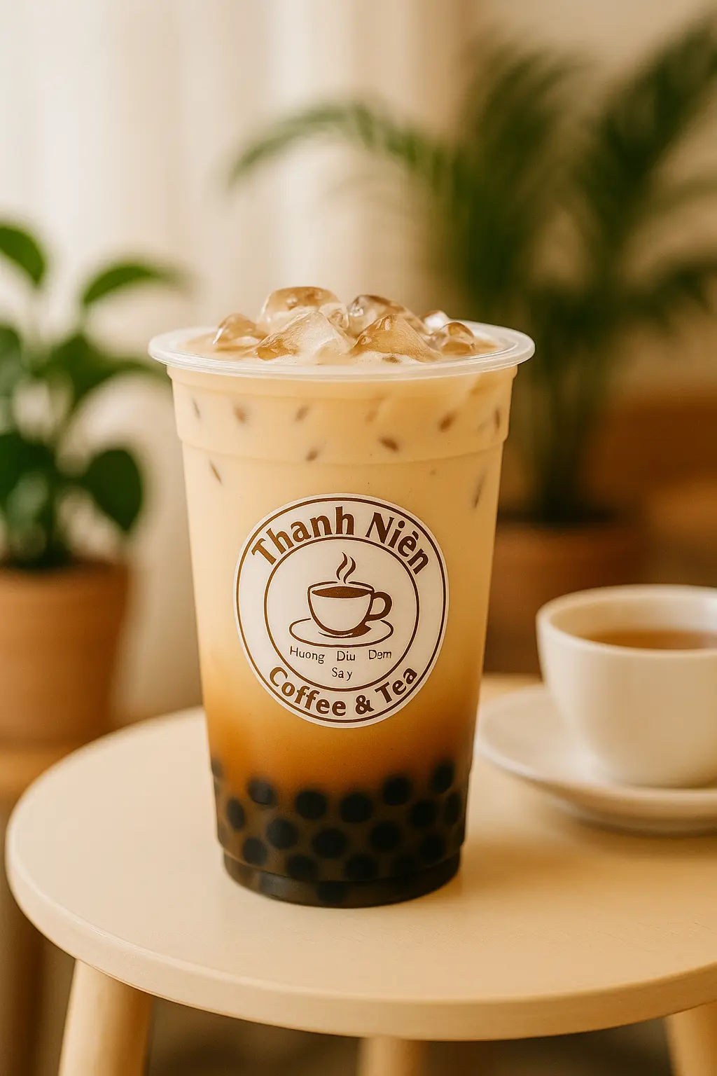 Hình ảnh Trà sữa ô long lài trân châu