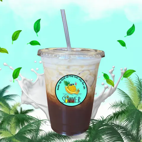 Hình ảnh Cà Phê Sữa Tươi Ly 700ml 