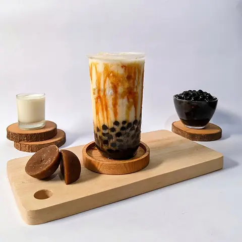 Hình ảnh Sữa tươi trân châu đường đen