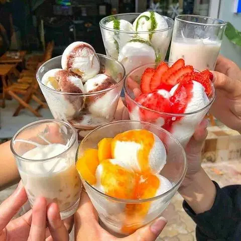 Hình ảnh Sữa chua dẻo - xoài