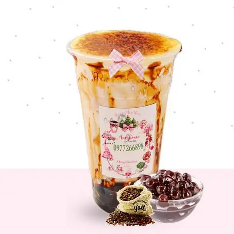 Hình ảnh Cafe Sữa Tươi Trân Châu Đường Khè 700ml