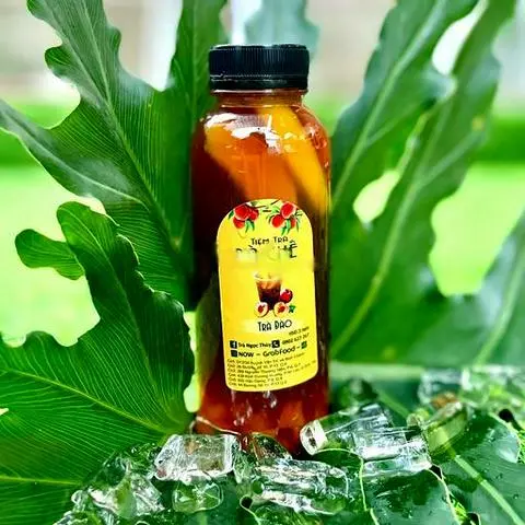Hình ảnh Trà Đào Chai Nhỏ 330ml