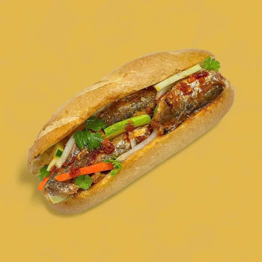 Hình ảnh Bánh Mì Cá Nục