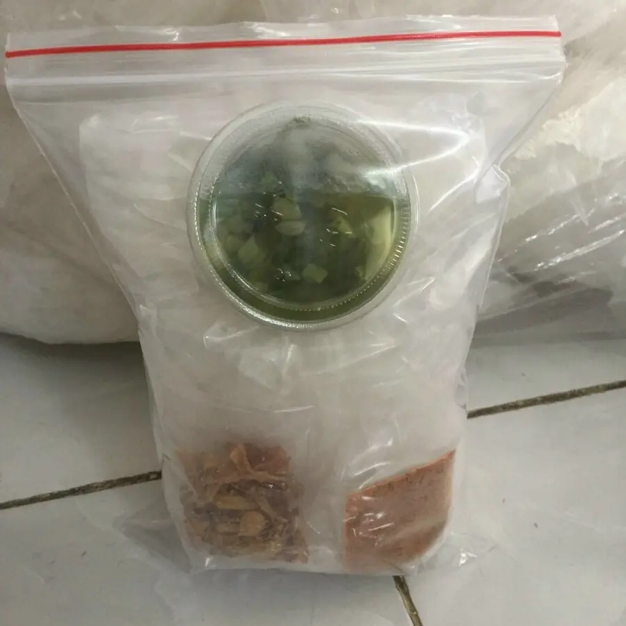 Hình ảnh Bánh Tráng Mỡ Hành Chay Tự Trộn - 1 Phần