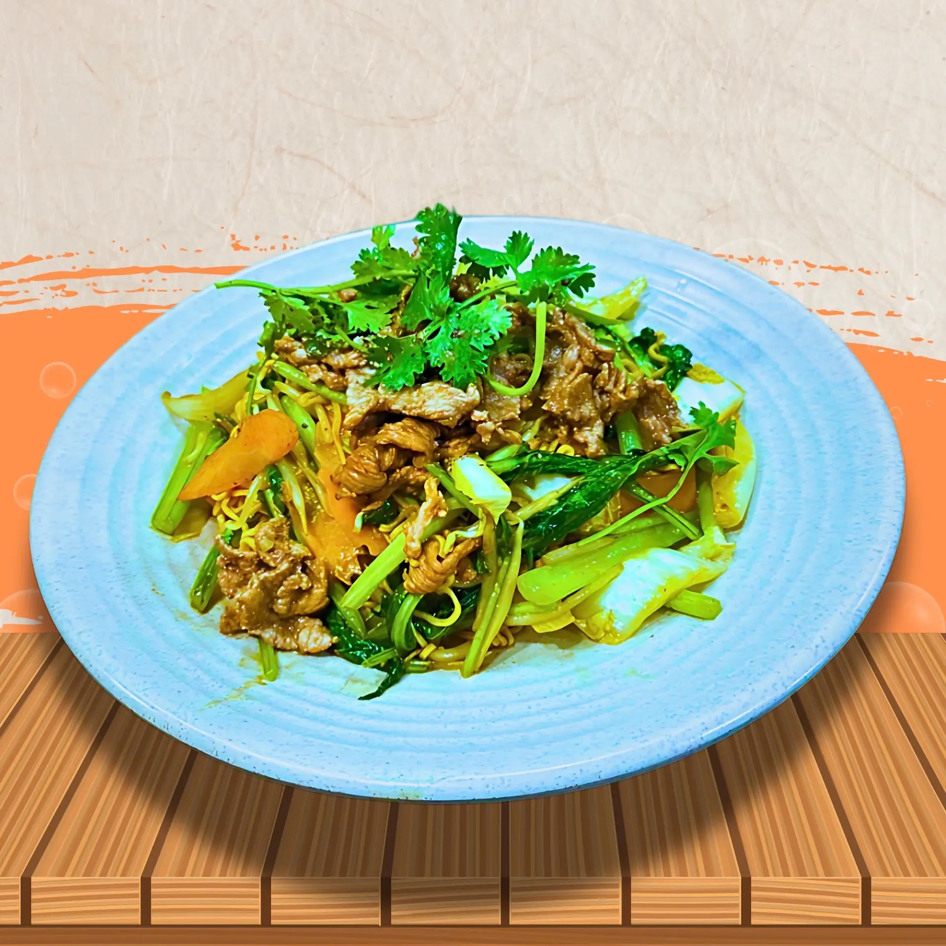 Hình ảnh Mì gói xào bò