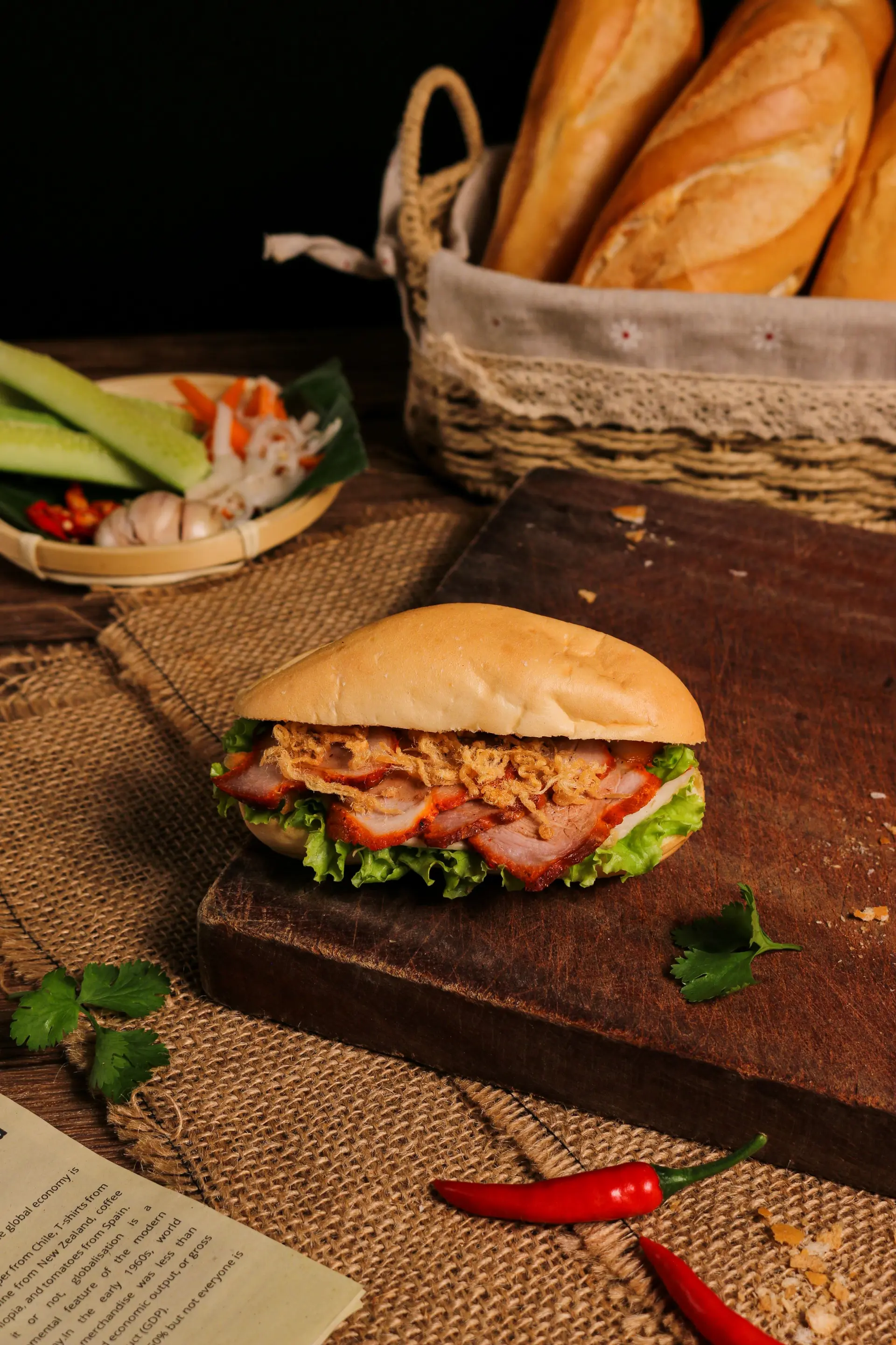 Hình ảnh Bánh mì cóc xá xíu