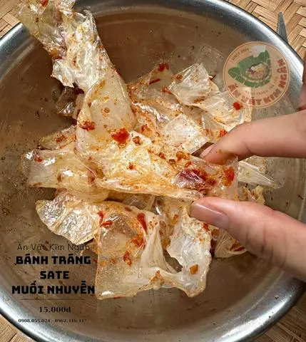 Hình ảnh BÁNH TRÁNG SATE MUỐI NHUYỄN
