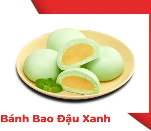 Hình ảnh bânh bao đậu xanh