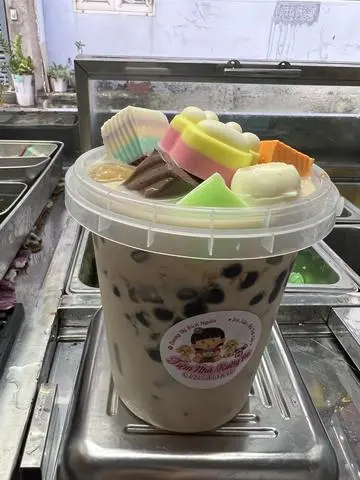 Hình ảnh xô 1L full topping