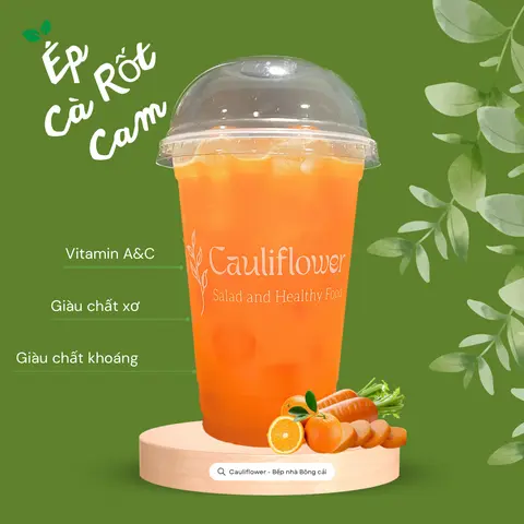Hình ảnh Nước ép Cam - Cà Rốt