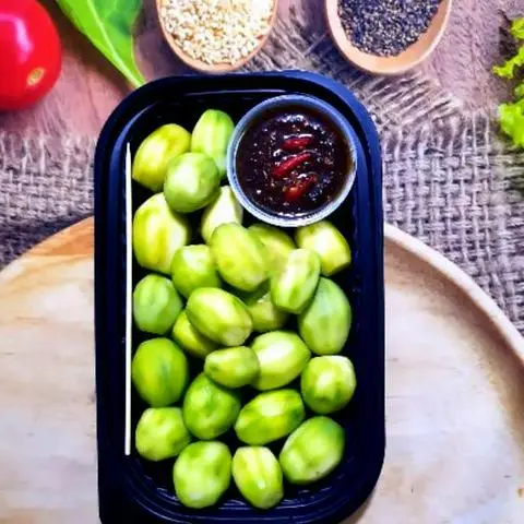 Hình ảnh Cóc non chấm mắm ruốc size to bự