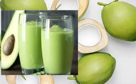 Hình ảnh Sinh Tố Bơ + Dừa Non 