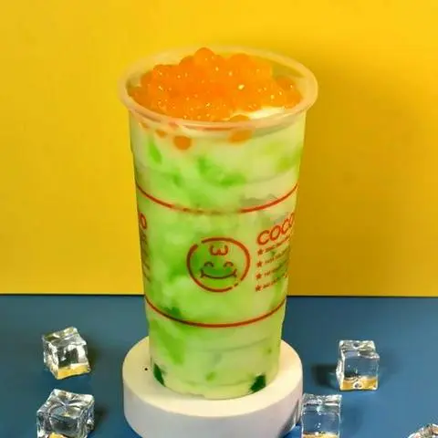 Hình ảnh Dưa lưới smoothie - dưa lưới đá xay
