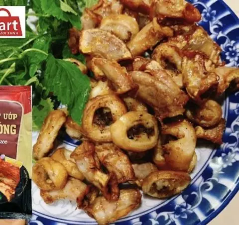 Hình ảnh Dồi trường nướng 