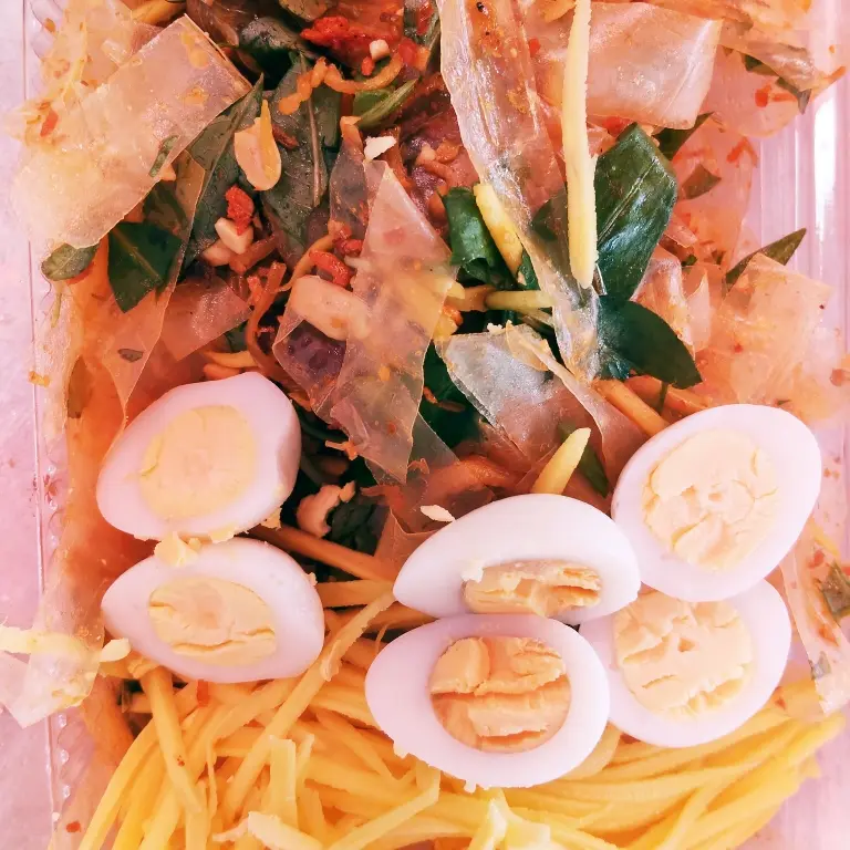 Hình ảnh Bánh tráng trộn sate