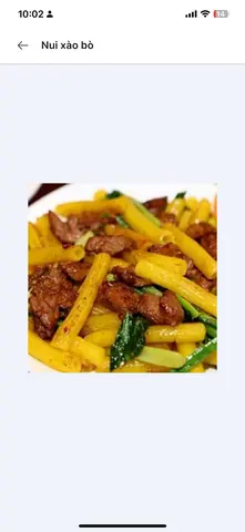 Hình ảnh Nui xào bò