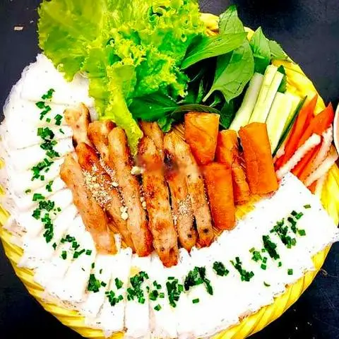 Hình ảnh Nem nướng bánh hỏi nhỏ