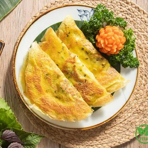 Hình ảnh Bánh xèo nấm chay