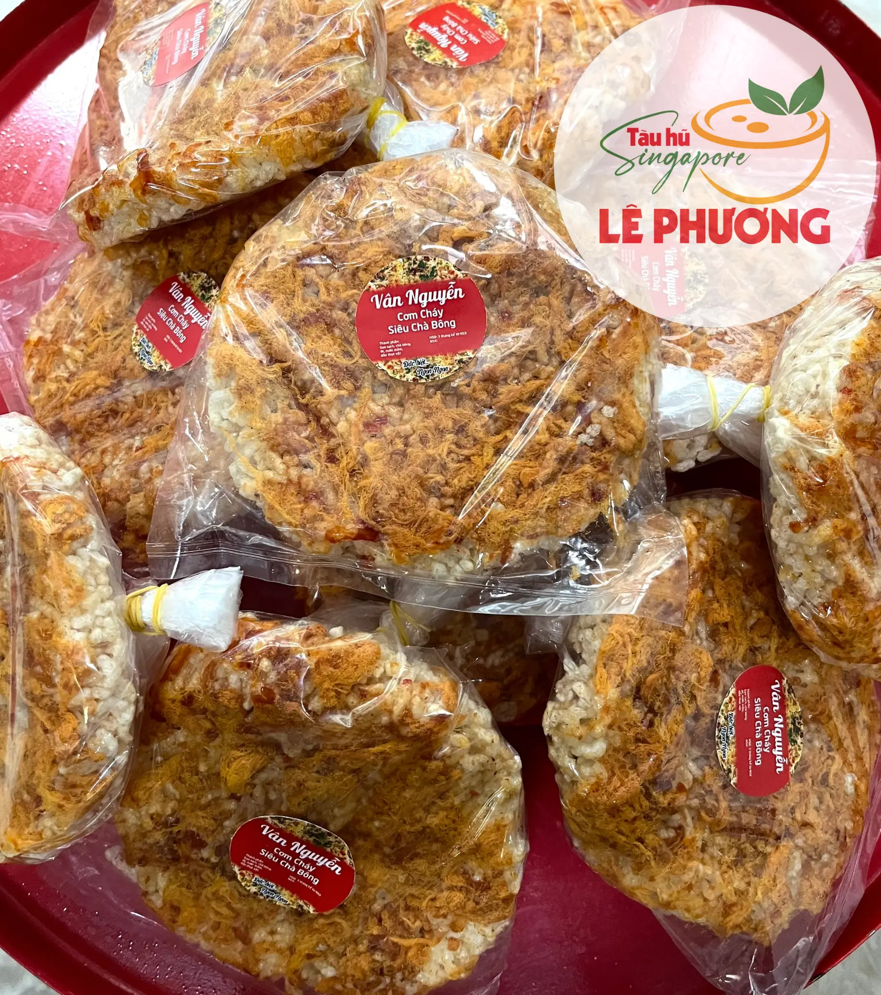 Hình ảnh Combo 5 gói cơm cháy chà bông Vân Nguyễn