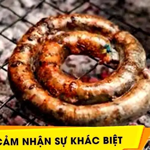 Hình ảnh Dồi huyết nướng