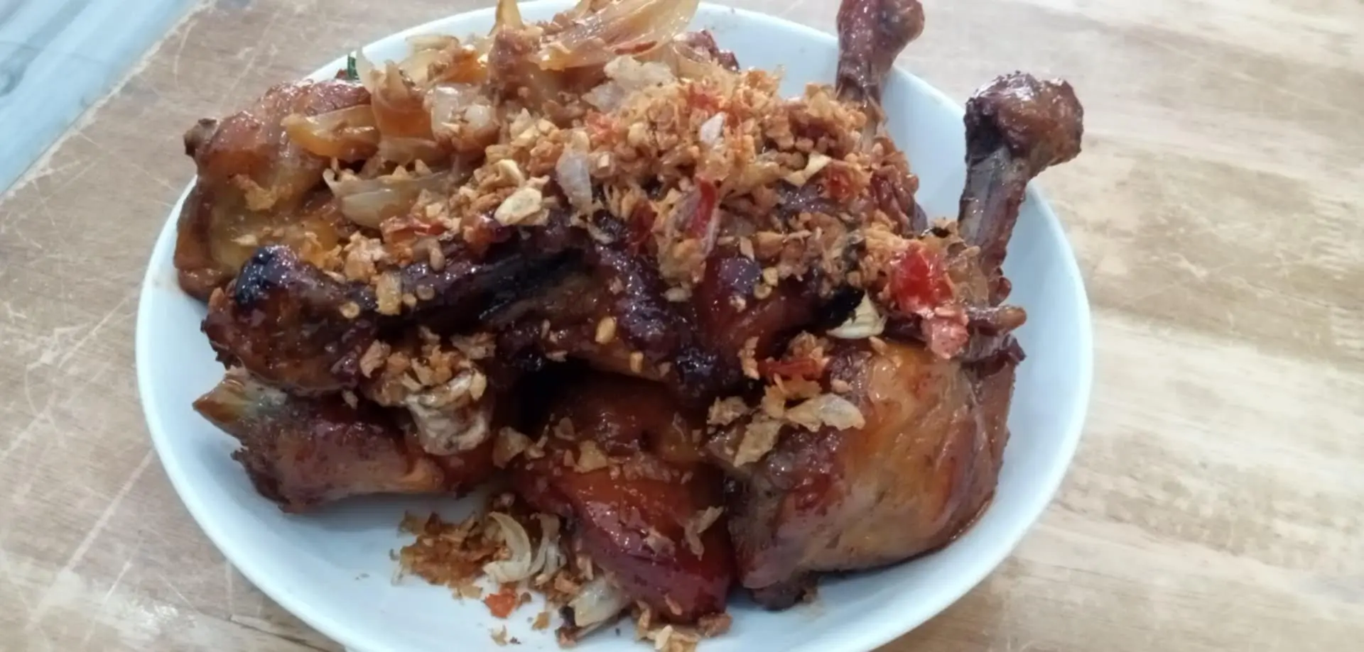Hình ảnh Com Dui ga chien mam toi