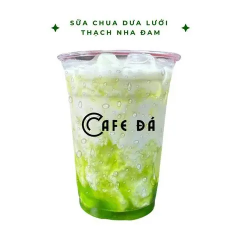 Hình ảnh Sữa chua dưa lưới thạch nha đam