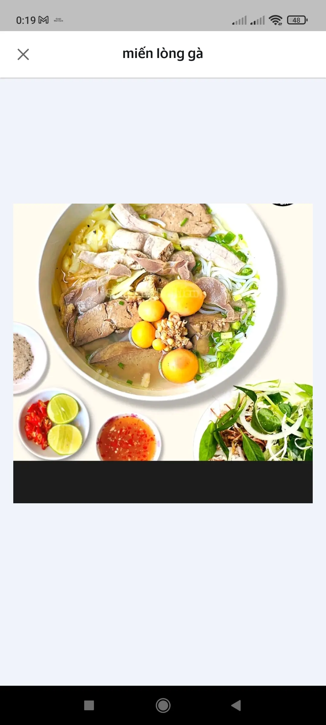 Hình ảnh Miến lòng gà