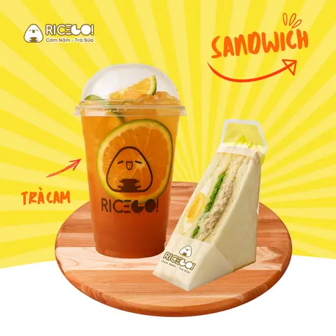 Hình ảnh Combo Sandwich & Nước Cam Tươi Size M
