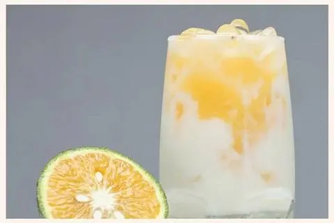 Hình ảnh Sữa Chua Đá Cam
