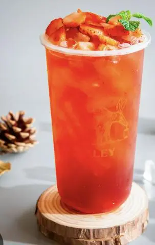 Hình ảnh trà dâu (ko có trái dâu)