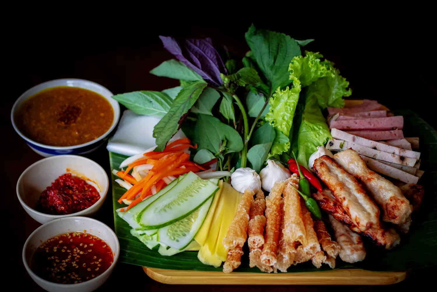 Hình ảnh Combo 3 nem nướng ninh hòa đặc biệt - 1 sữa chua phô mai - 1 nếp cẩm - 1 rau câu
