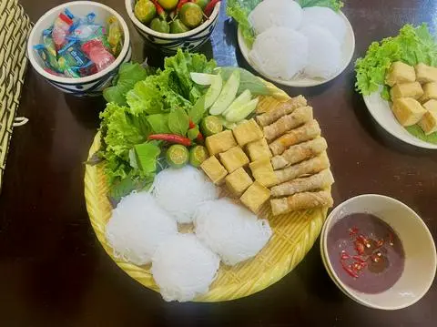 Hình ảnh Bún đậu  Chả Ram Tôm