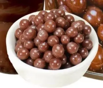 Hình ảnh Hạt thuỷ tinh chocolate 
