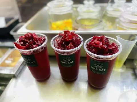 Hình ảnh Trà Hibicus ( Atiso đỏ )