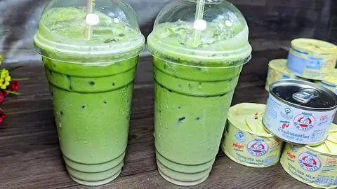 Hình ảnh Matcha sữa gấu
