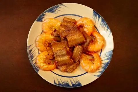 Hình ảnh Tôm đồng rang va chỉ